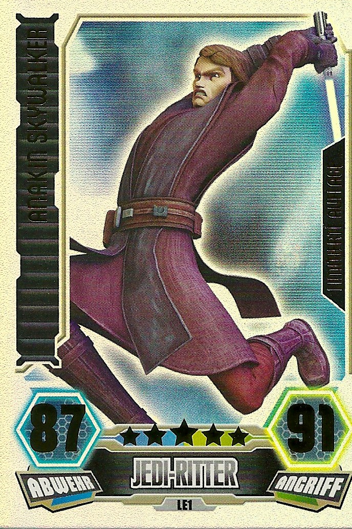 Starkarte Republik GUNGI Force Attax Serie 4-198 Jedi-Jüngling