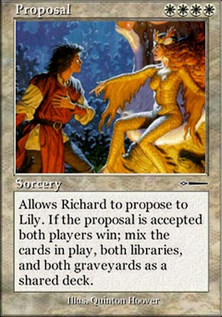 Proposal Magic Card