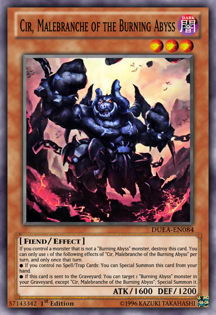 Burning Abyss Deck das Deck aus dem brennenden Abrgund